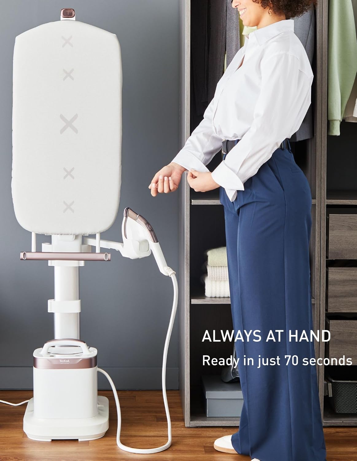 Tefal IXEO Vision All in One Solution QT1811 Steam Garment Steamer Board
