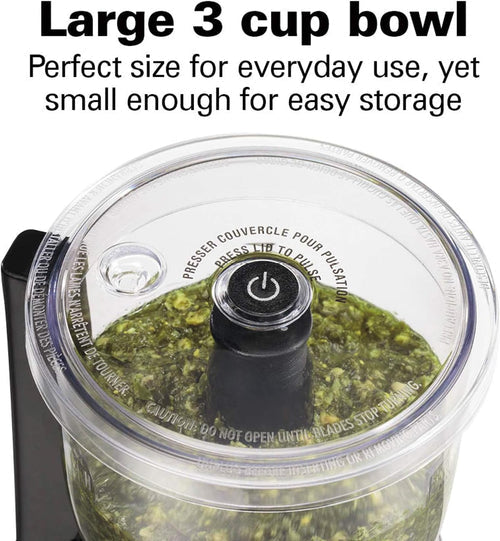 Hamilton Beach Stack & Pressâ„ 3 Cup Chopper
