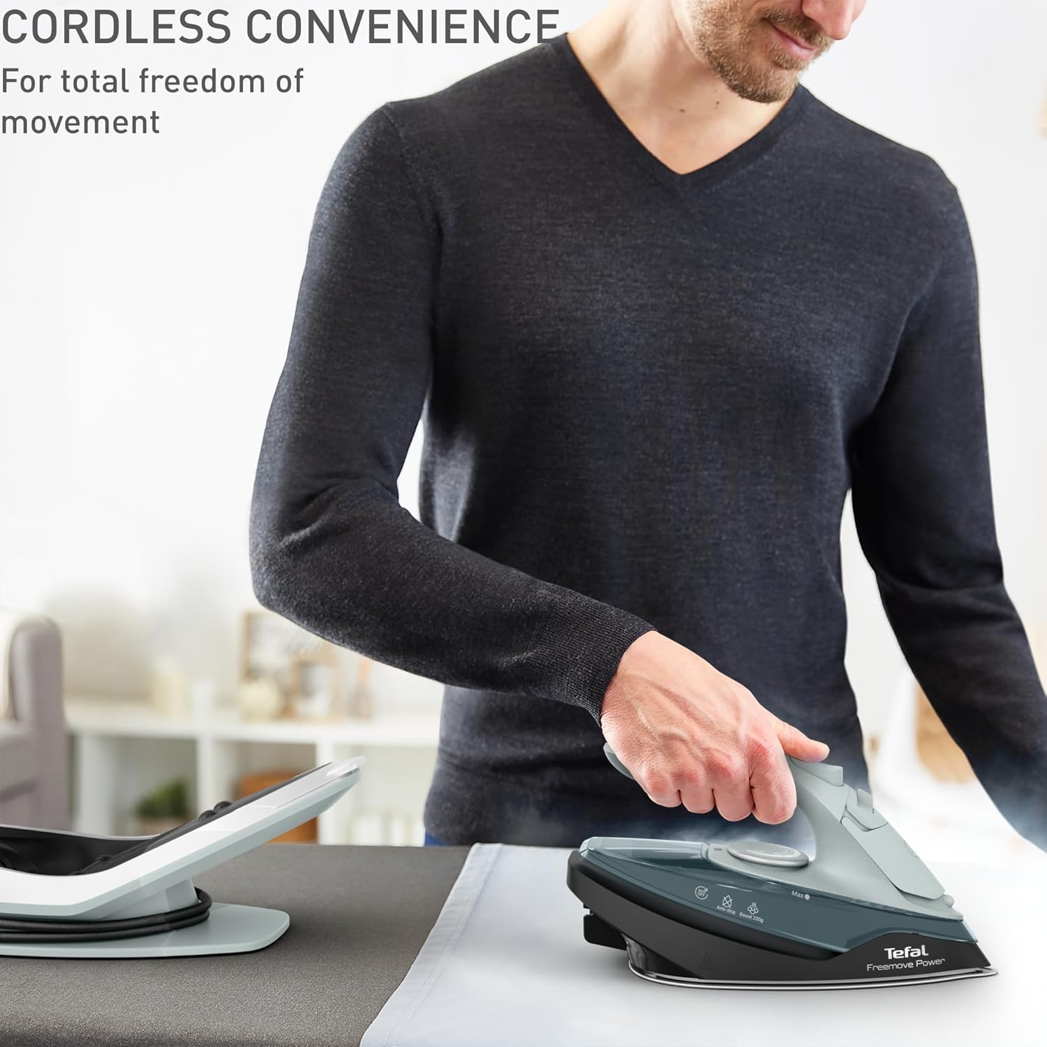 Tefal Freemove Power FV6672G0 Cordless Steam Iron 2600W