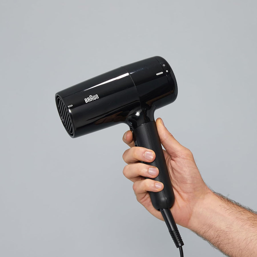 Braun BRHD225SDE DC Hair Dryer 2200W with Diffuser – Black