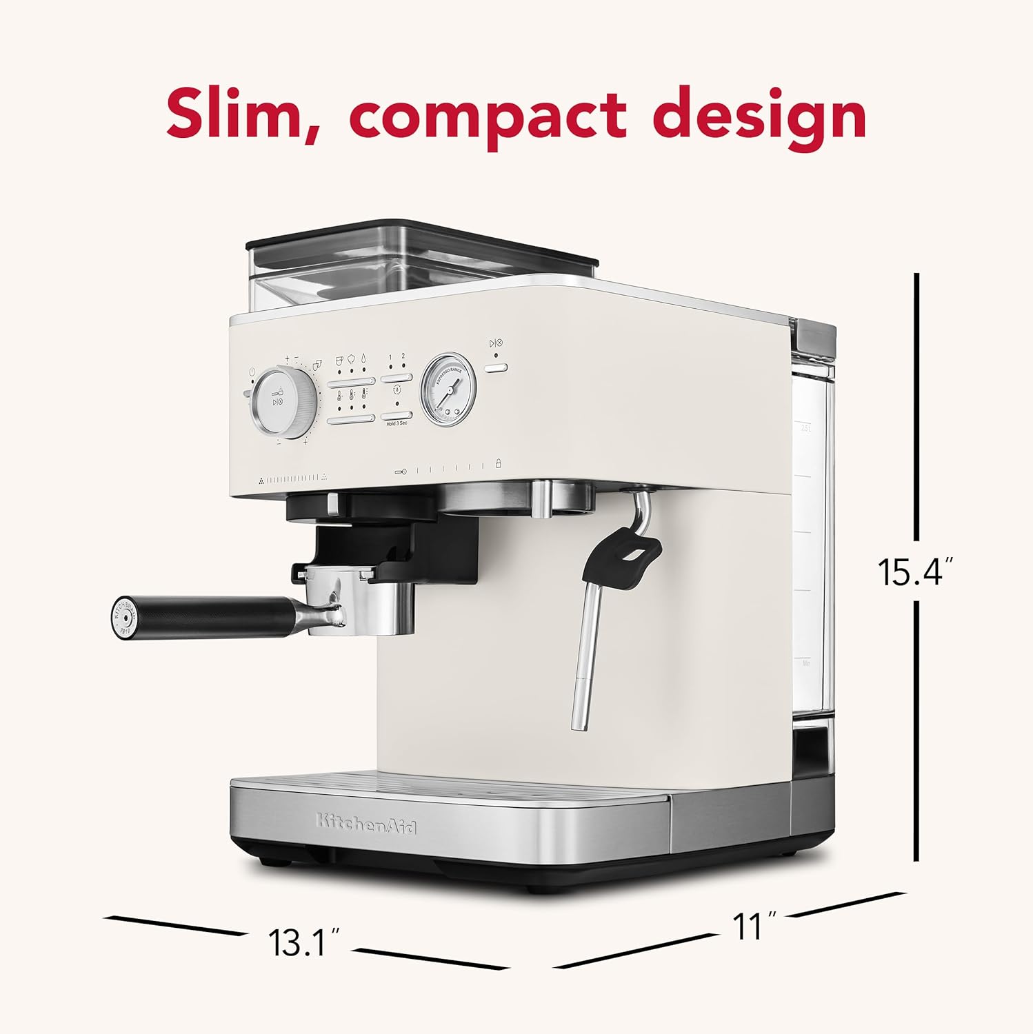 KitchenAid Semi-Automatic Espresso Machine KES6551 2.5L With Burr Grinder