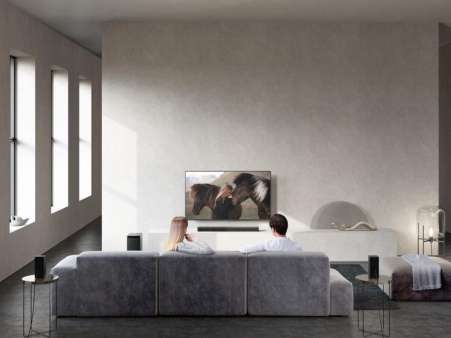 Sony Real 1000W Dolby Audio Soundbar For Tv With Rear Speakers & Subwoofer Home Theatre System