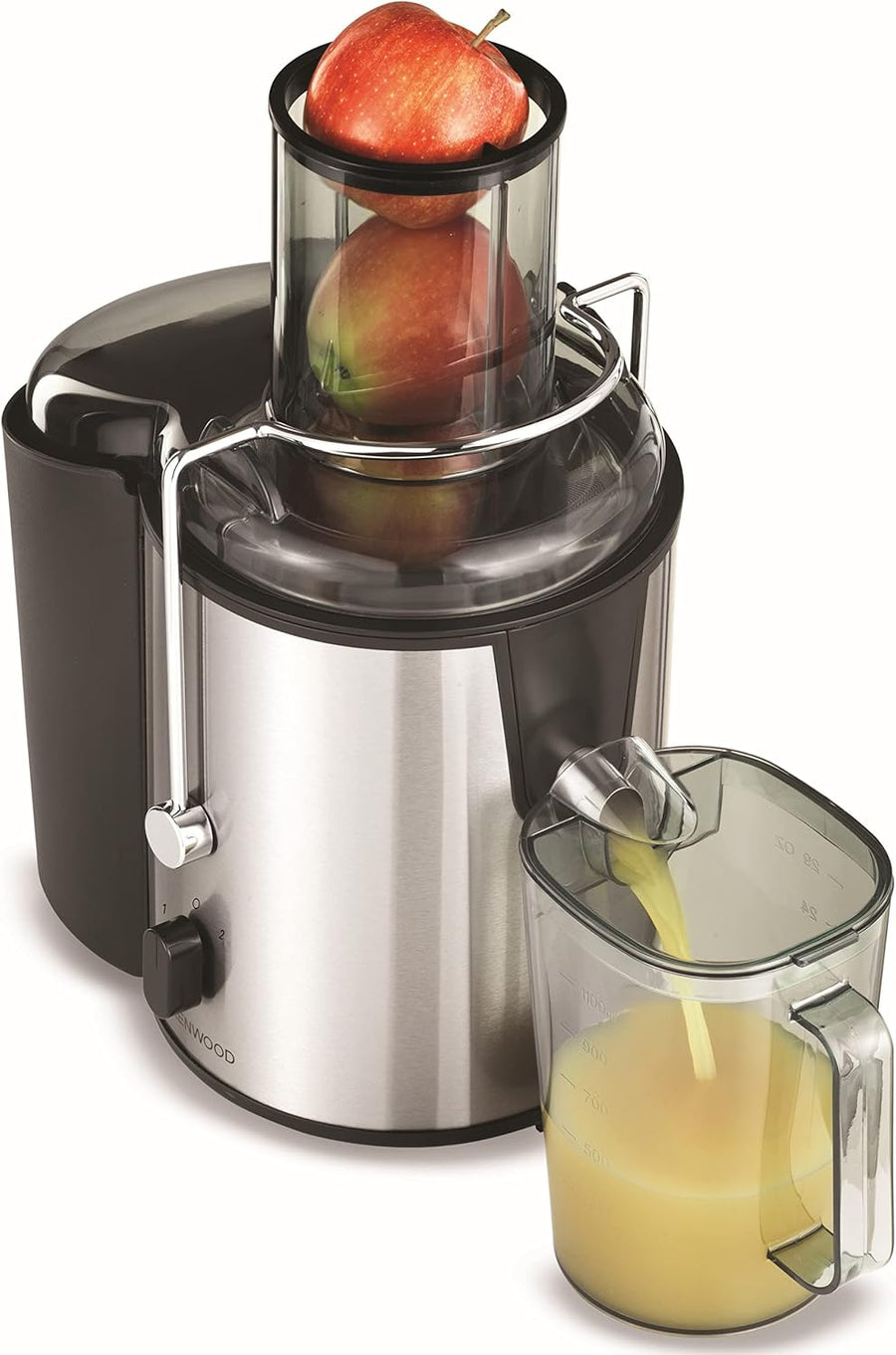Kenwood Juice Extractor JEM02.A0 800W 75mm Wide Feed Tube 2.0L Pulp Black