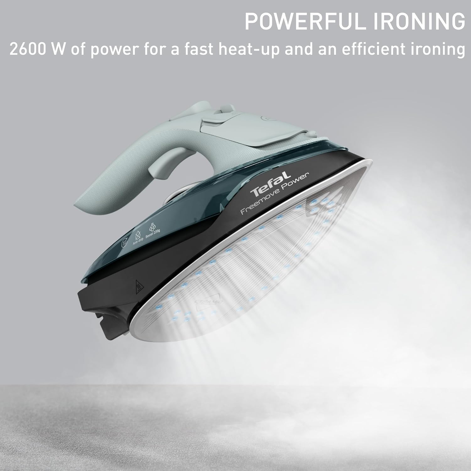 Tefal Freemove Power FV6672G0 Cordless Steam Iron 2600W