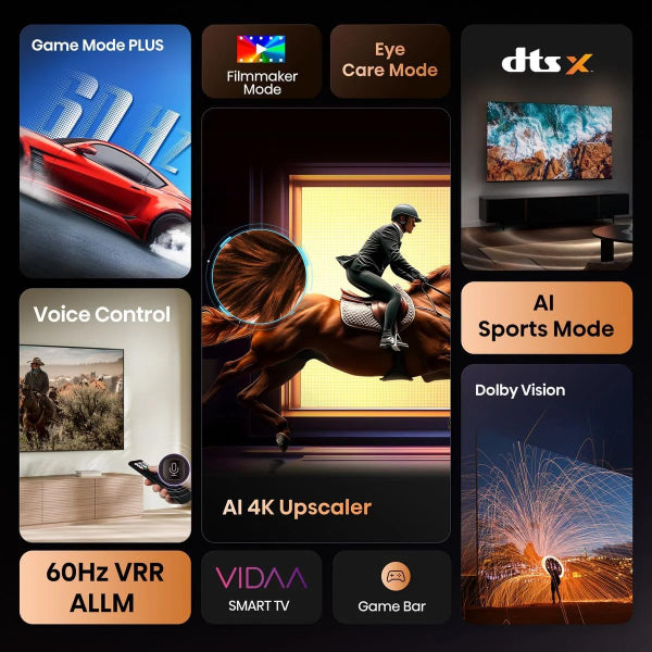Hisense 75" 4K UHD Smart TV Dolby Vision Game Mode Plus VIDAA OS 2025 Model