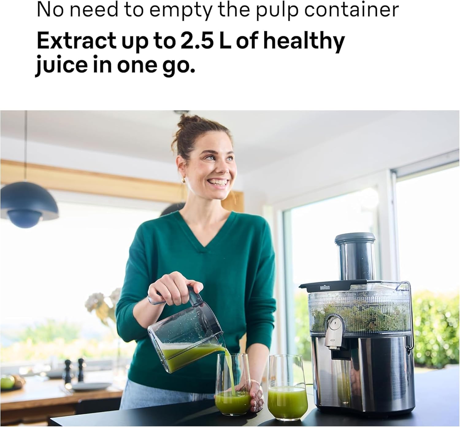 Braun MultiJuice 7 SJ7000 1000W Cold Extraction Juicer XL Chute 1.5L Pulp