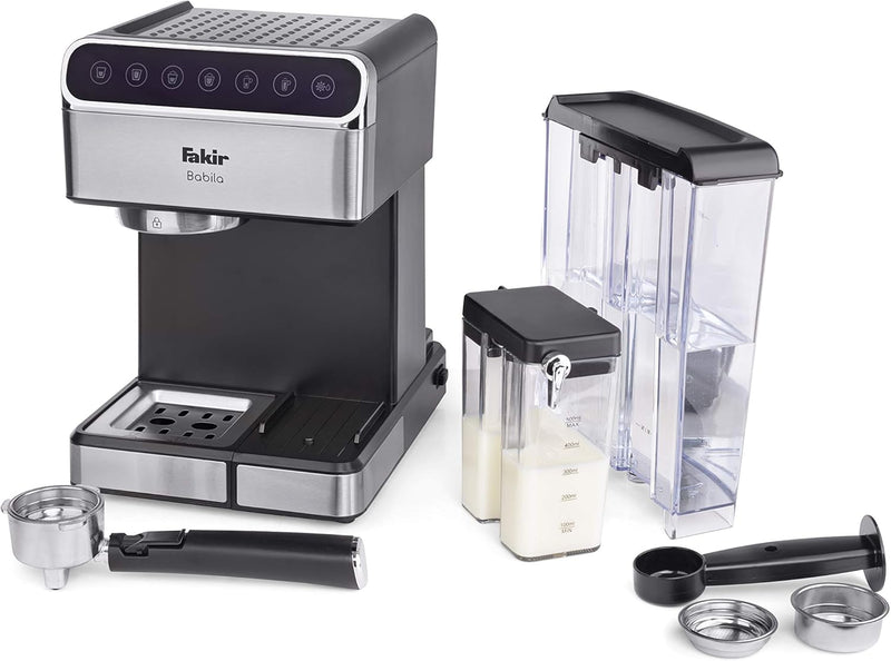 Fakir Babila Coffee Maker with Digital Touch Screen, Espresso Filter Holder