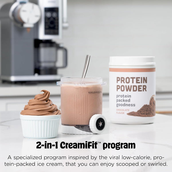 Ninja CREAMi Scoop & Swirl Ice Cream Maker 13-in-1 Soft Serve Milkshake