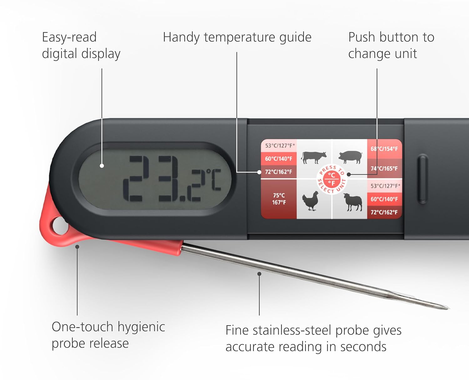 Joseph Joseph ThermaPoint Digital Food Thermometer