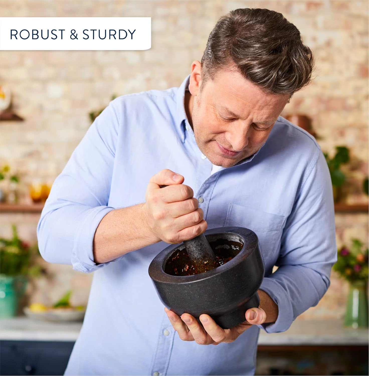 Tefal Pestle & Mortar 20cm By Jamie Oliver