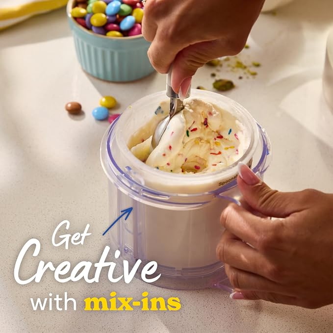 Russell Hobbs Ice Cream Maker Chill Luxe 7in1 Creamery Tubs Stone