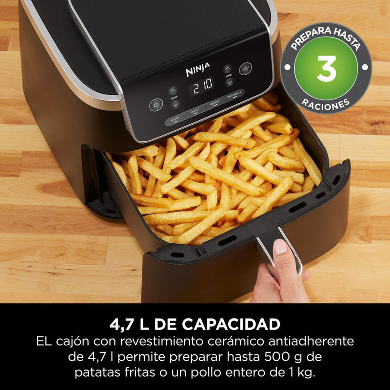 Ninja Air Fryer PRO 4.7L, Single Tray, 4-in-1, Air Fryer, Roasting, Warming, Drying
