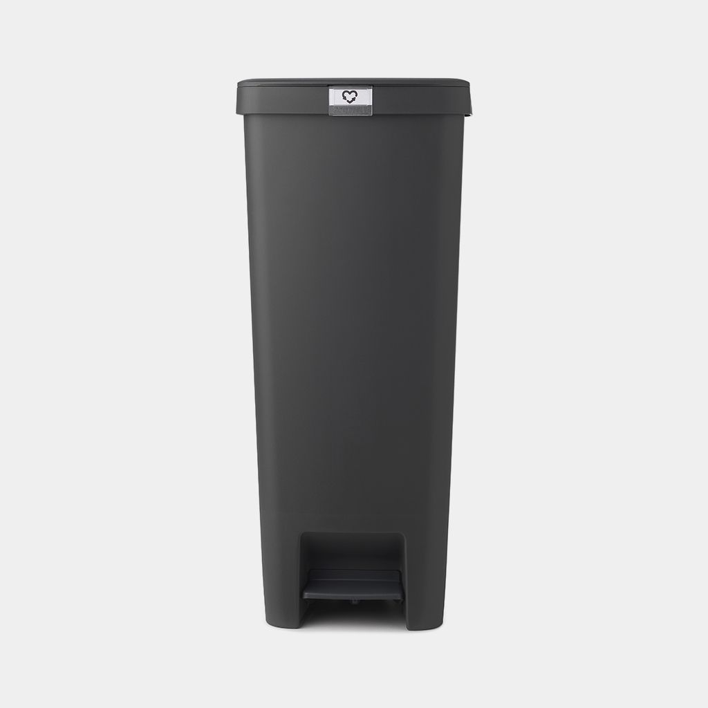 Brabantia StepUp Pedal Bin 40L Recycled Plastic – Dark Grey