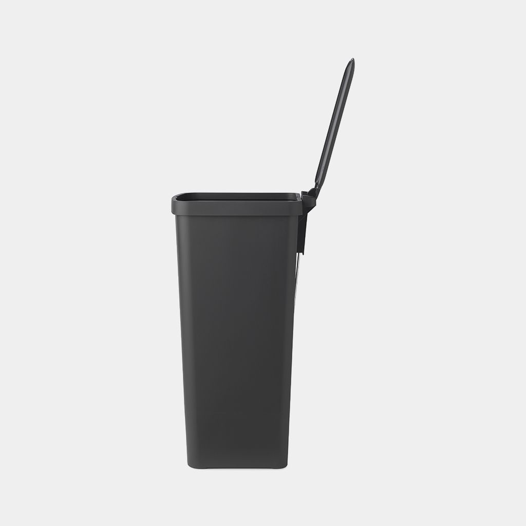 Brabantia StepUp Pedal Bin 40L Recycled Plastic – Dark Grey