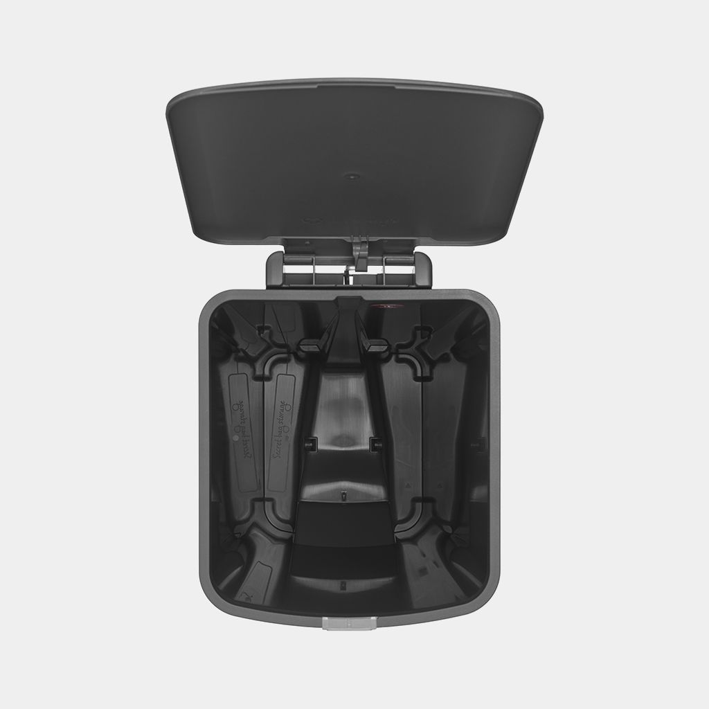 Brabantia StepUp Pedal Bin 40L Recycled Plastic – Dark Grey