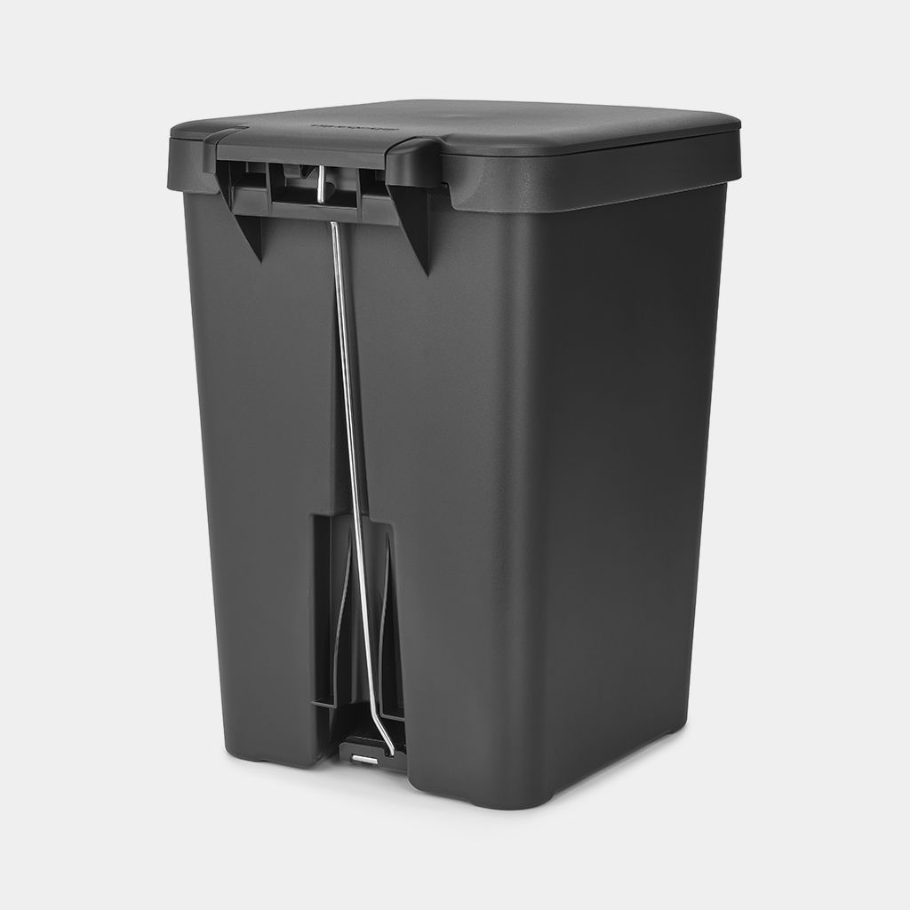 Brabantia StepUp Pedal Bin 25L Recycled Plastic – Dark Grey