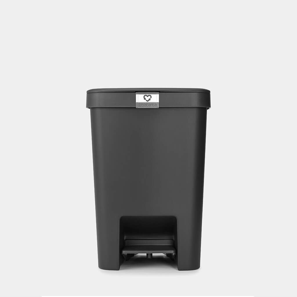 Brabantia StepUp Pedal Bin 25L Recycled Plastic – Dark Grey