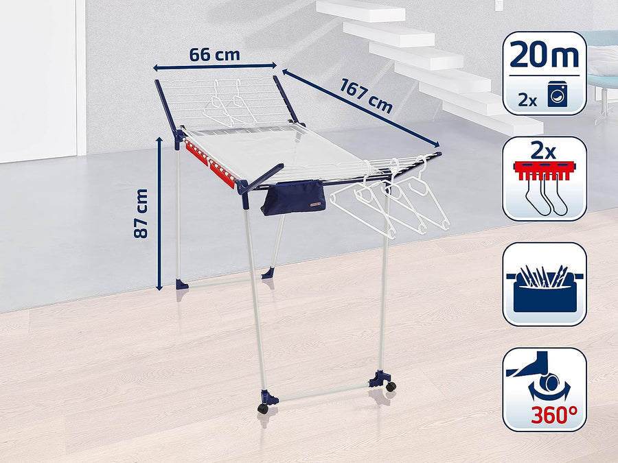 Leifheit 81517 Standing Dryer Pegasus 200 Solid