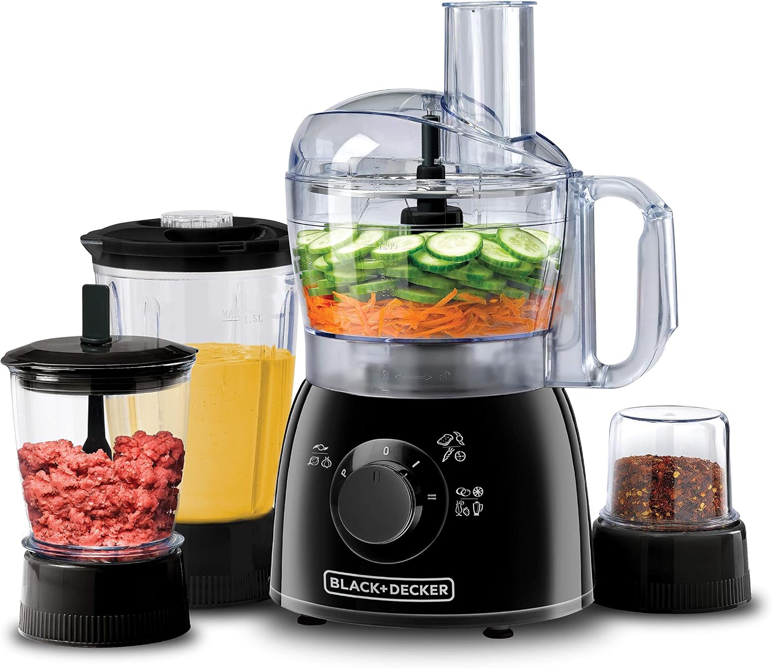Black & Decker Food Processor 400W 29 Functions Blender Mincer Grinder KR43 B5