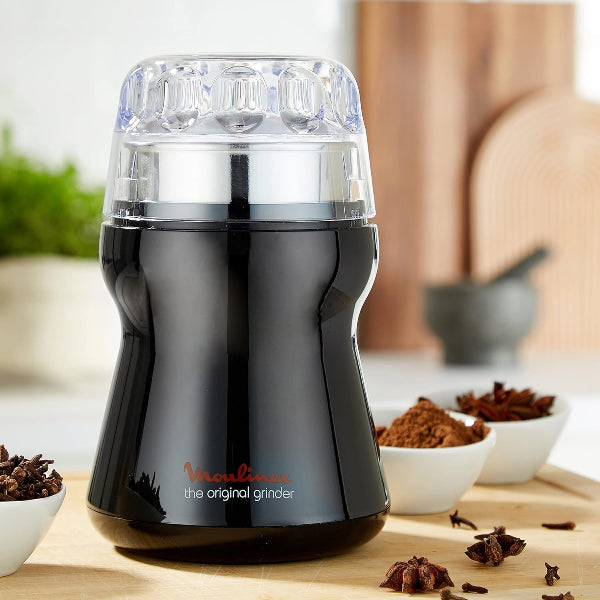 Moulinex Coffee and Spice Grinder 180W Stainless Steel Blades Black