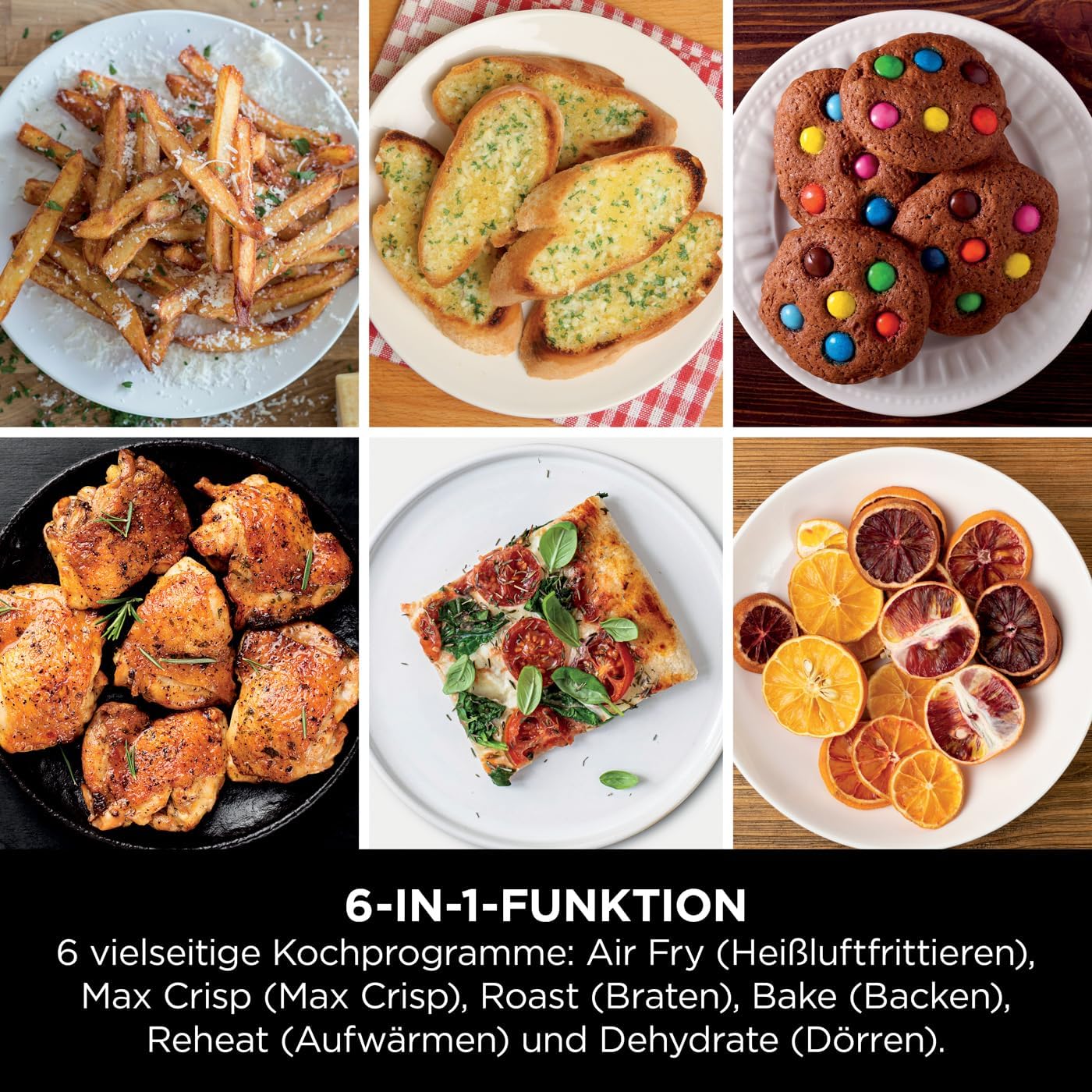 Ninja Double Stack Hot Air Fryer, 7.6 L Airfryer, Double Basket Hot Air Fryer