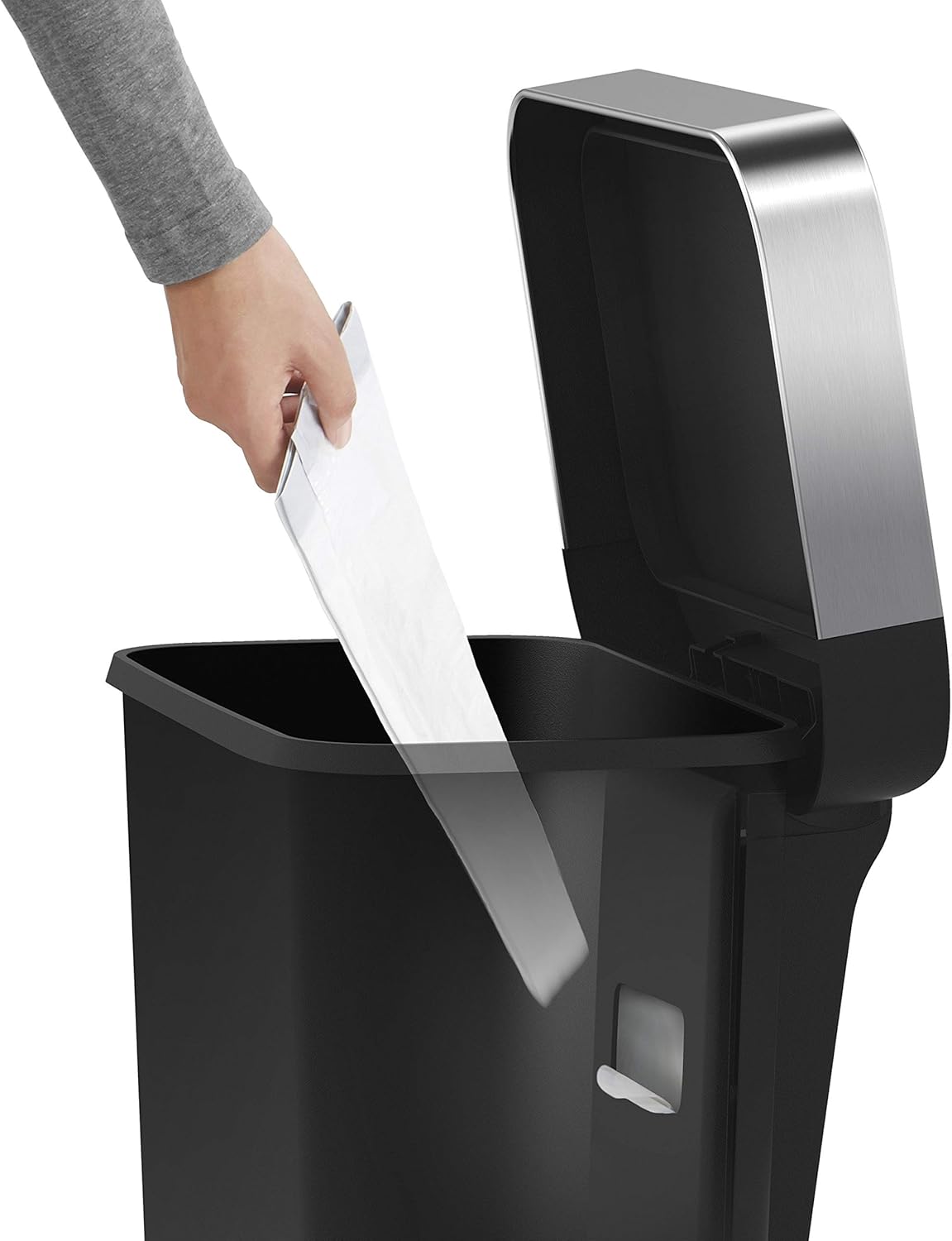 SimpleHuman CW1385CB Rectangular Pedal Bin 45L