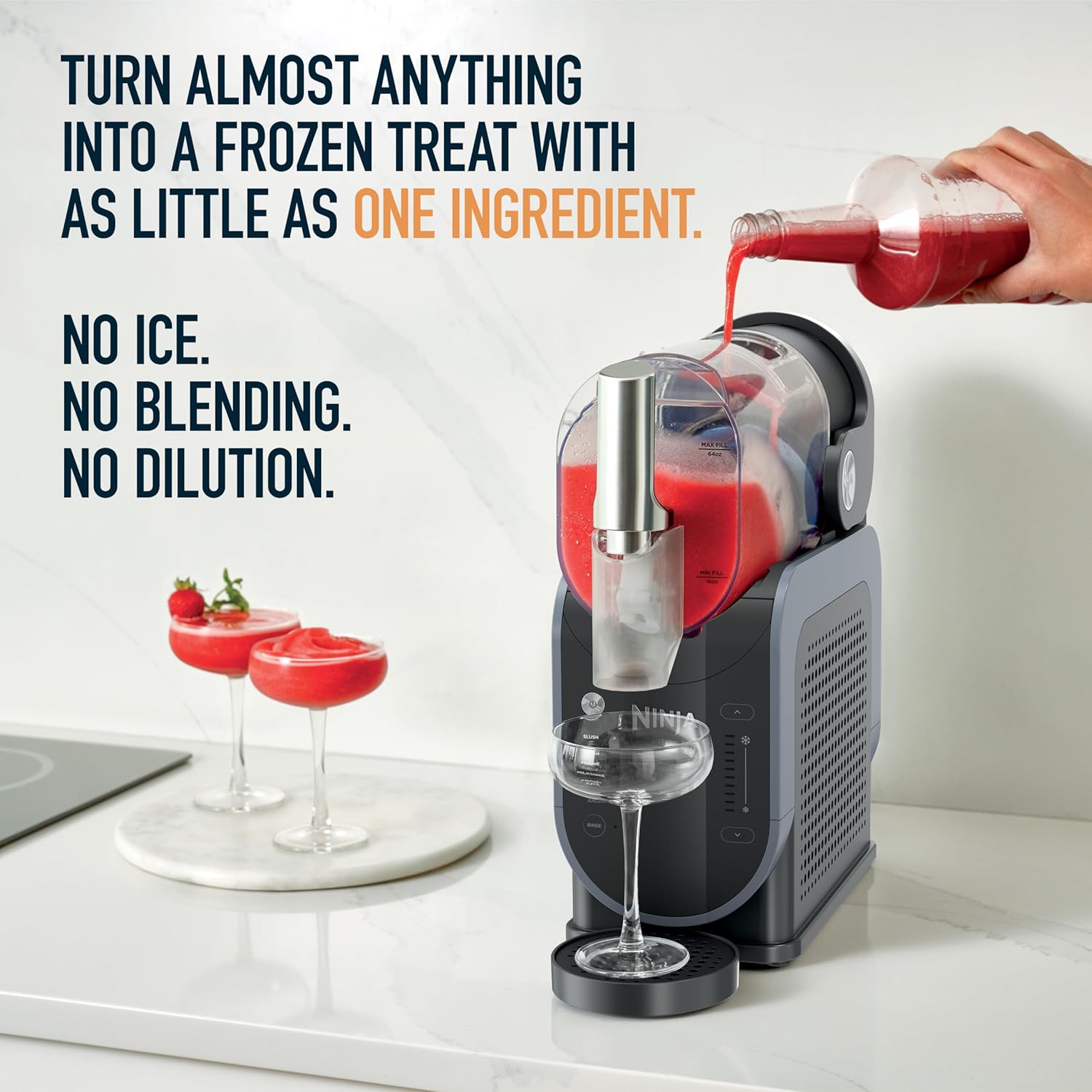 Ninja SLUSHi Frozen Drink Maker 88oz RapidChill Technology 5 Programs