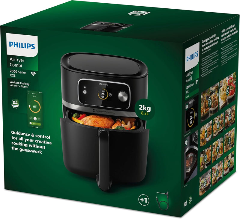 Philips 7000 Series Airfryer Combi Xxl Connected With Home Id App - 8.3L