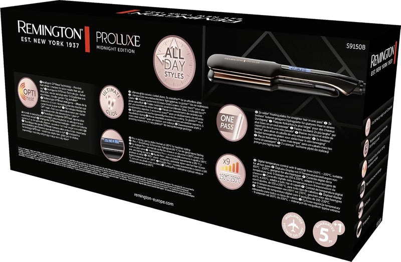Remington Hair Straightener [Extra Wide Ceramic Coated Styling Plates]