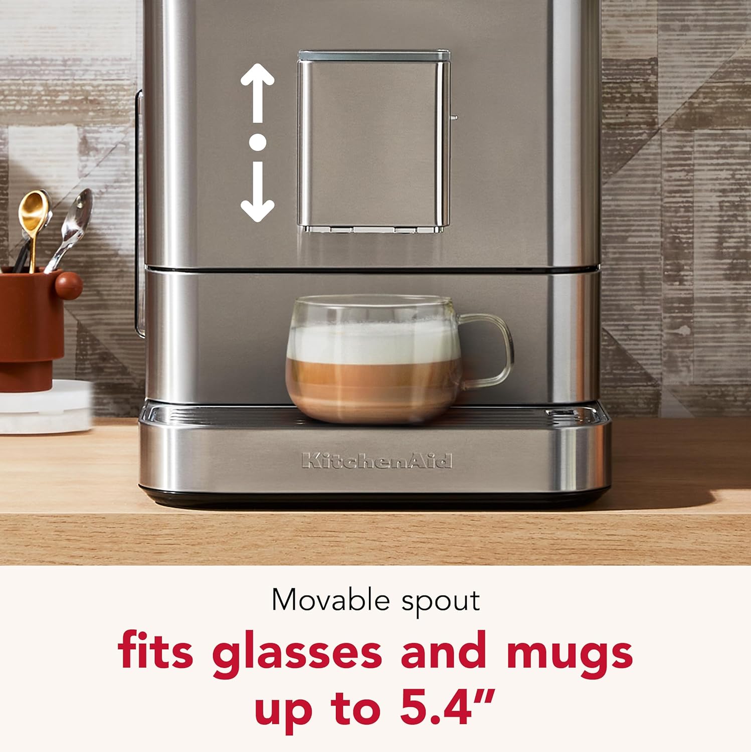 KitchenAid Fully Automatic Espresso Machine KF6 KES8556 15 Recipes 2.2L
