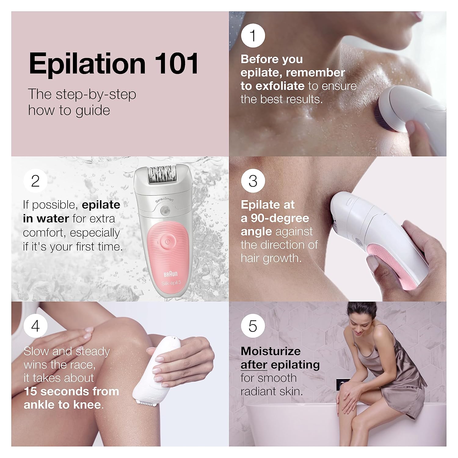 Braun Silk-Épil Wet & Dry Epilator With 4 Extras Incl.