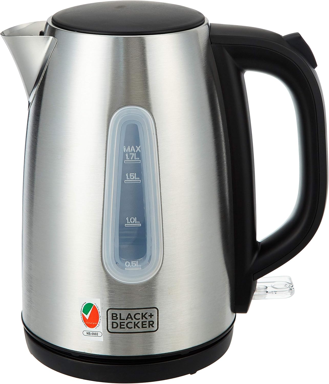 Black & Decker Kettle JC450-B5 1.7L 2200W Stainless Steel Cordless Teapot
