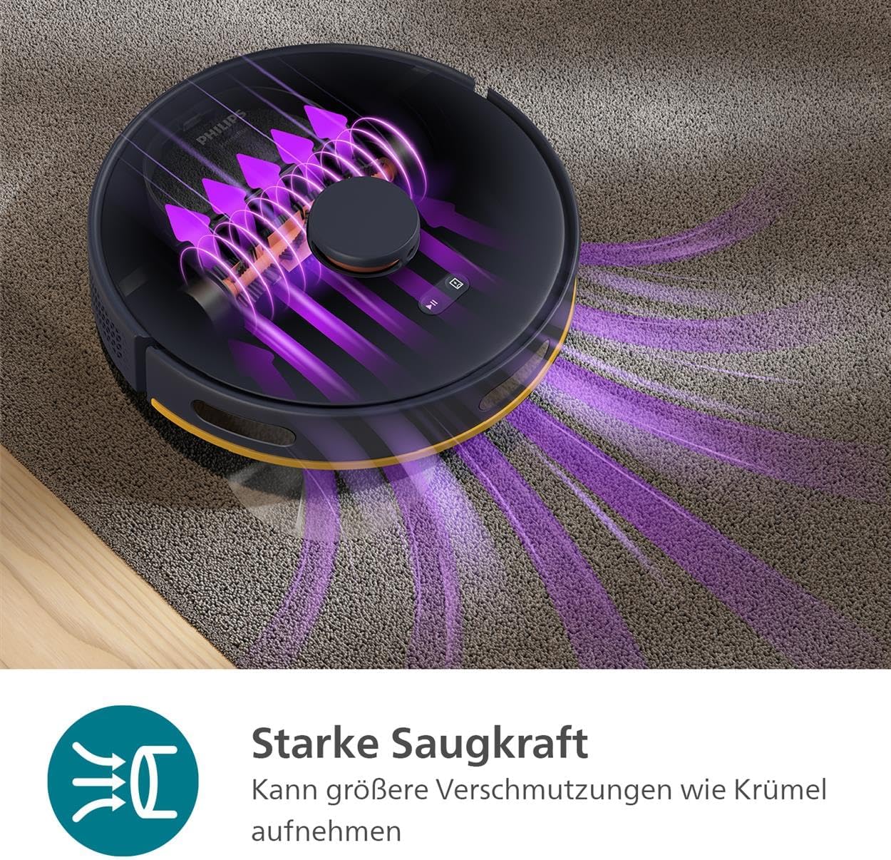 Philips Homerun Series 2000: 2-in-1 Vacuum and Mop Robot,