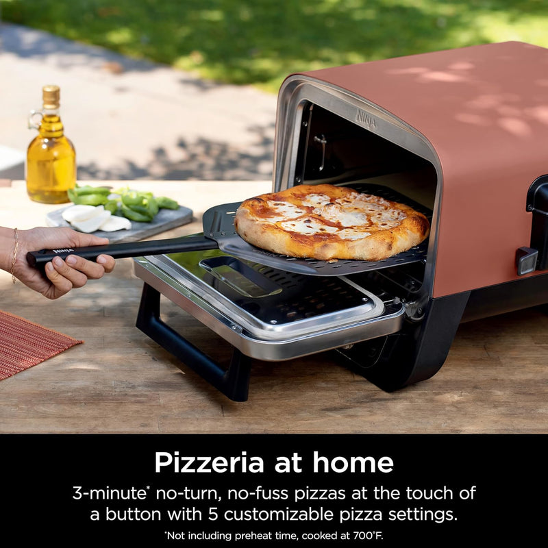 Ninja Woodfire Outdoor Pizza Oven, 8-in-1 Portable Electric Roaster Oven