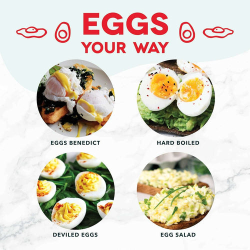 Dash Rapid Egg Cooker – 6 Eggs, 360W