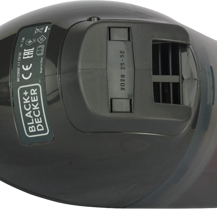 Black and Decker battery pack on a white background