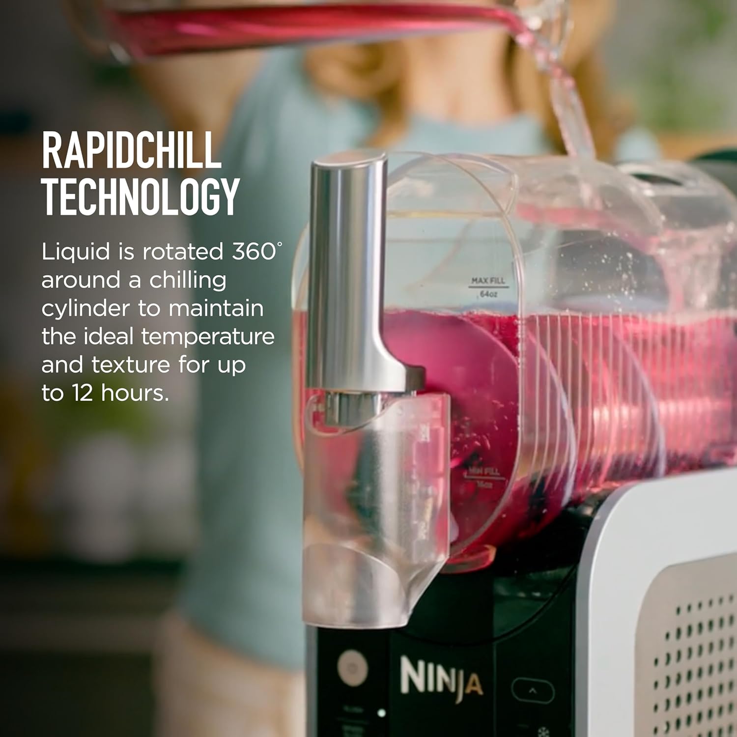 Ninja SLUSHi Frozen Drink Maker 88oz RapidChill Technology 5 Programs