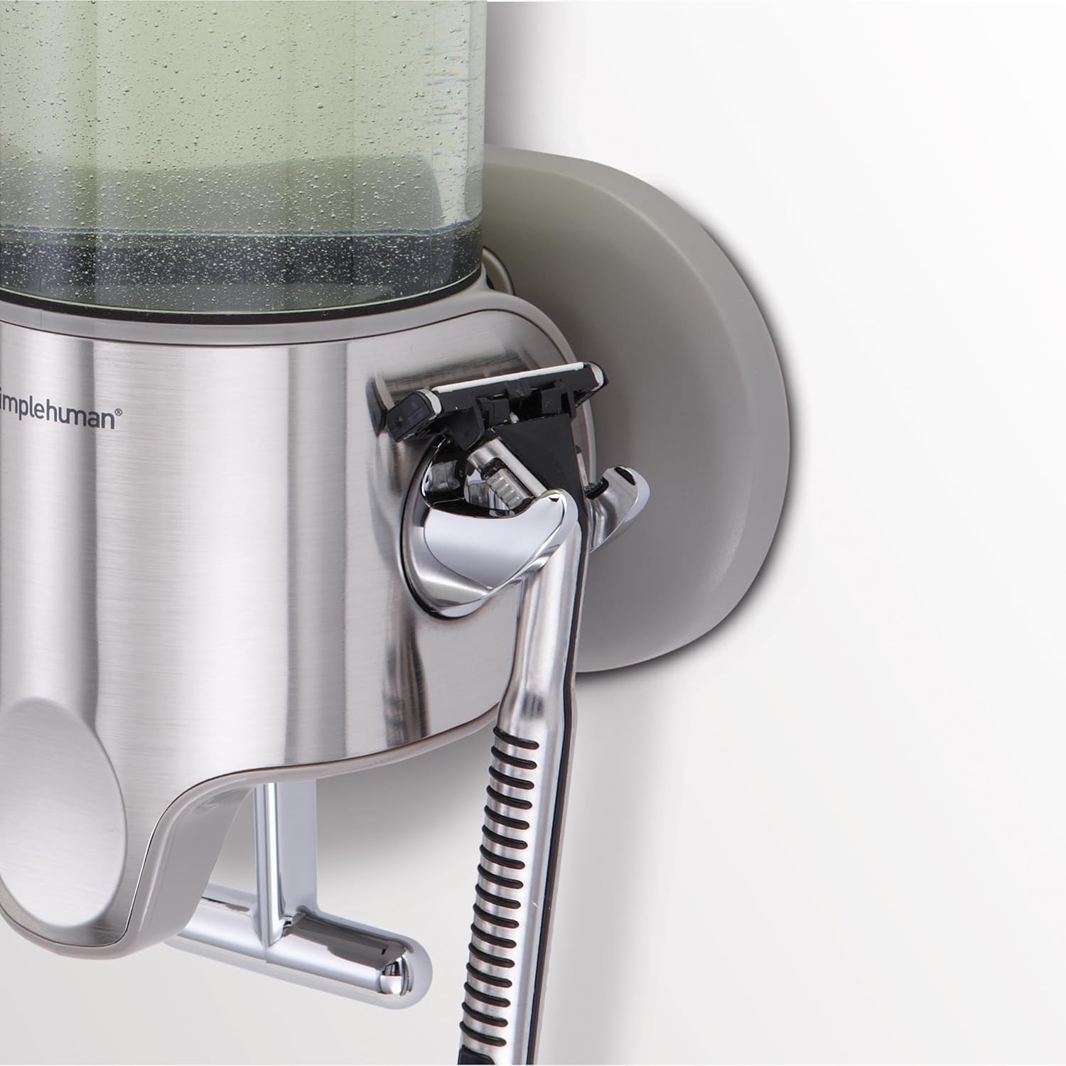 SimpleHuman Double Wall Mount Shower Pump BT1028 – Stainless Steel