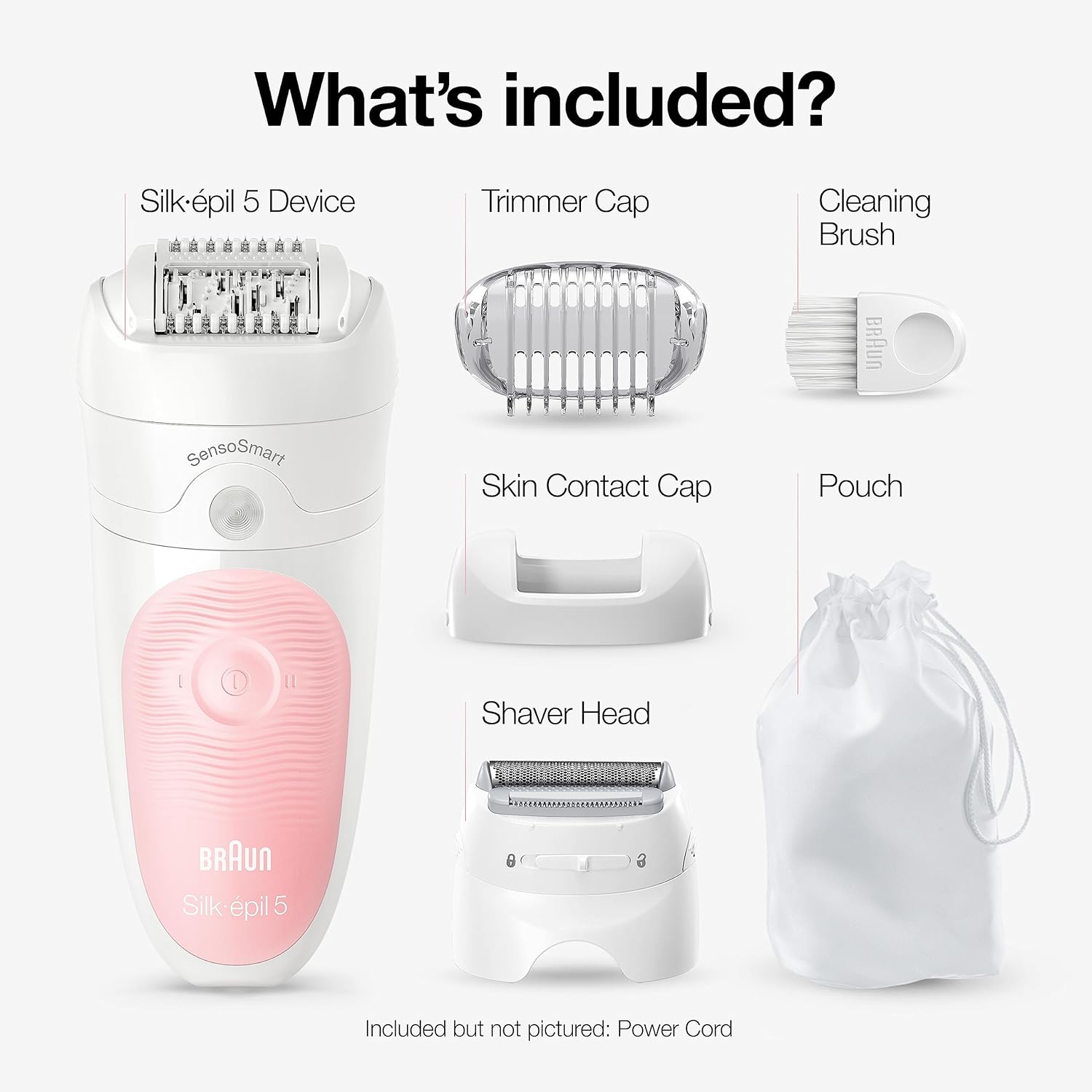 Braun Silk-Épil Wet & Dry Epilator With 4 Extras Incl.