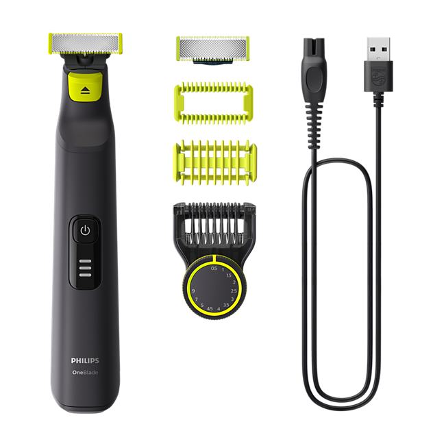 Philips OneBlade Pro QP6542 hybrid trimmer and shaver