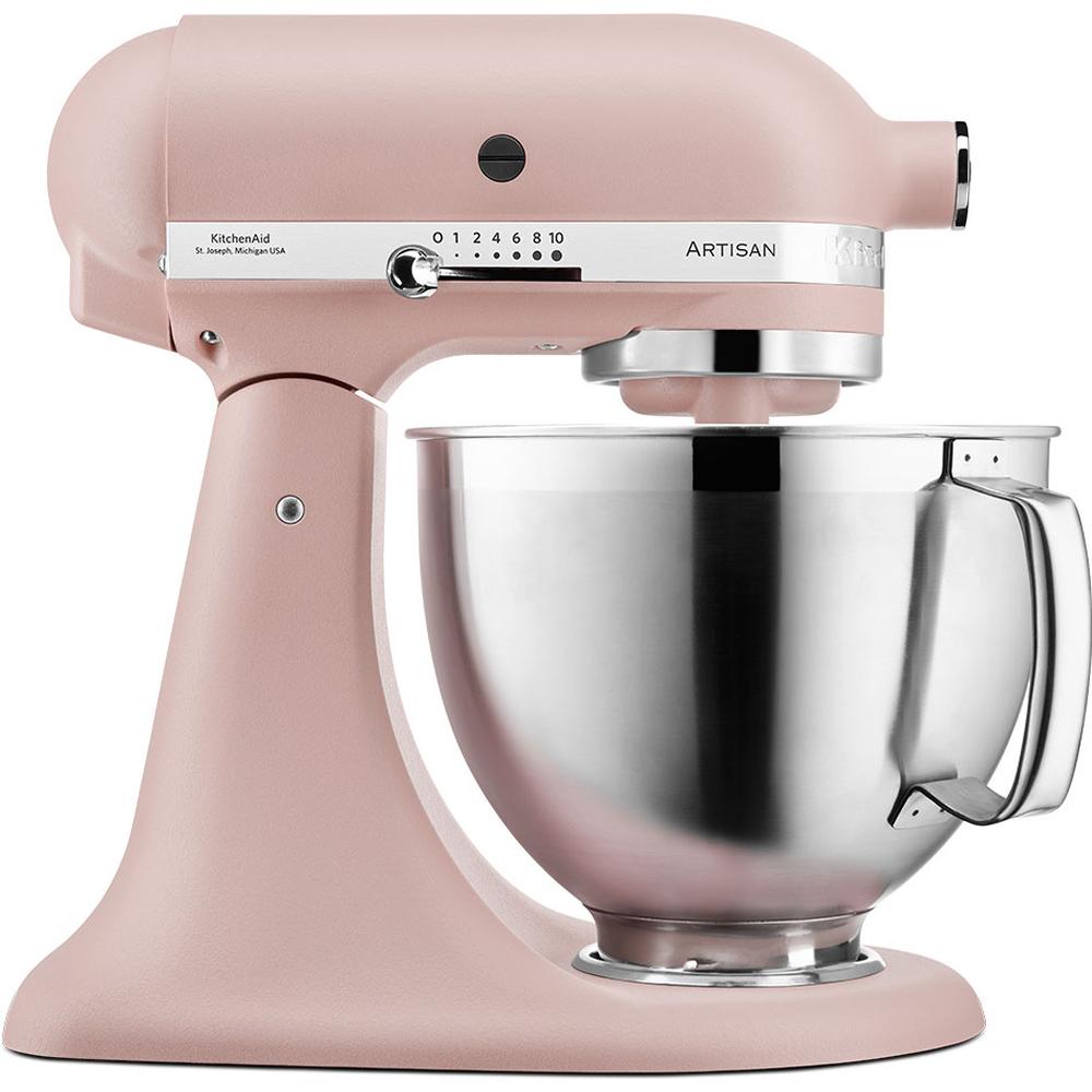 KitchenAid Artisan "Artisan 4.8L Pastry Robot, Tilt Head stand Mixer + 3L bowl + Flex edge beater Stainless Steel Heads
