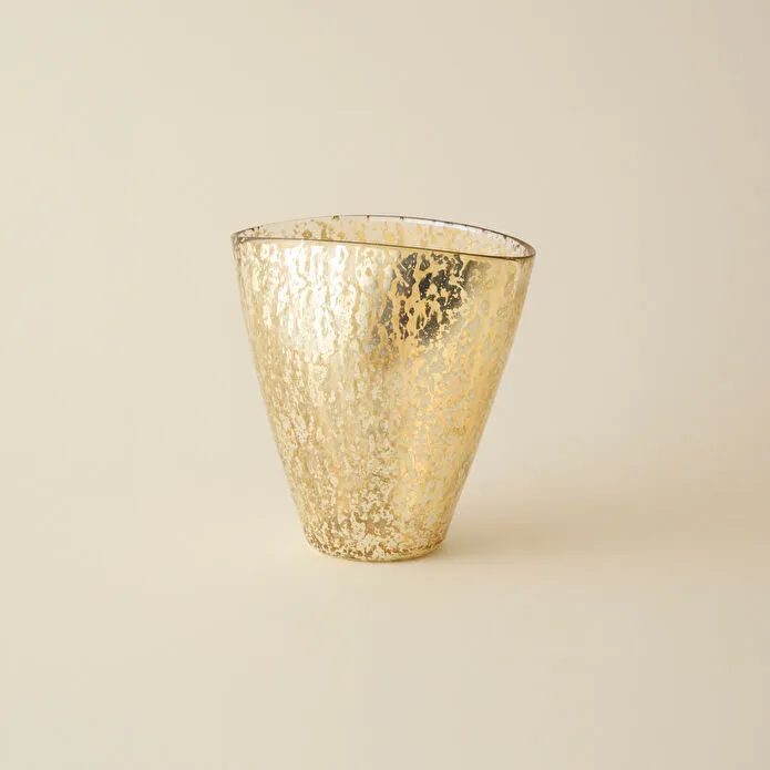Karaca Home Jolie Decorative Vase 23 cm - Gold, 8680214417584