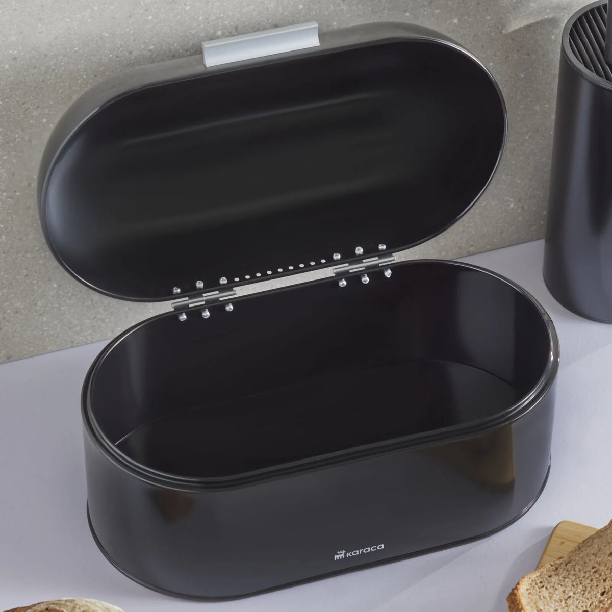 Karaca Dustin 33.5 x 19 cm Black Bread Box Lebanon