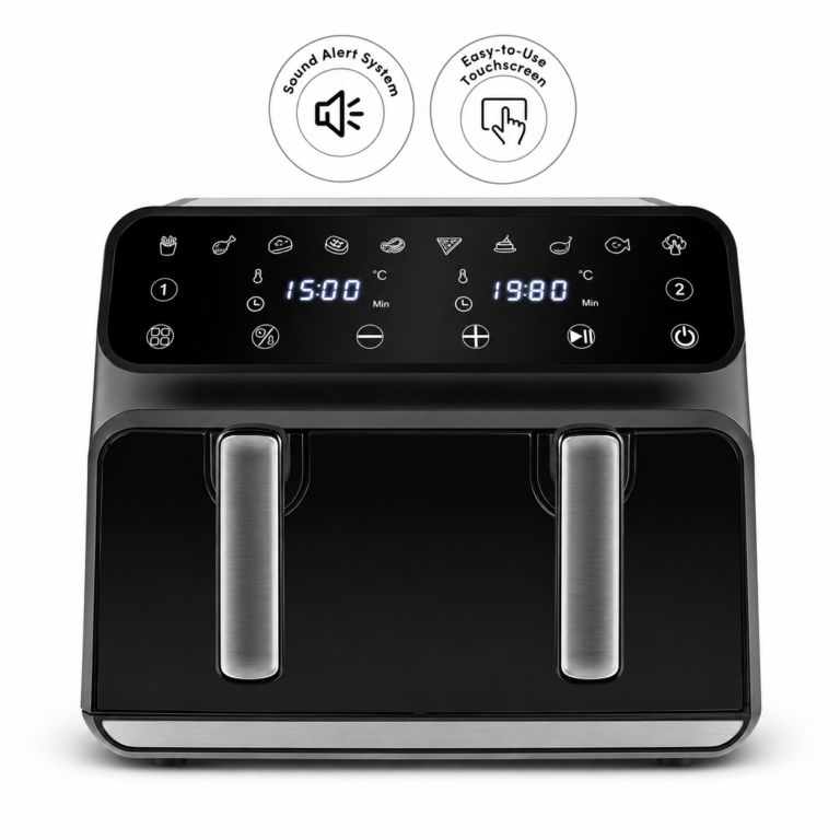 Karaca Multifry XXXL 9L Dual-Zone Air Fryer 1700W Viewing Window