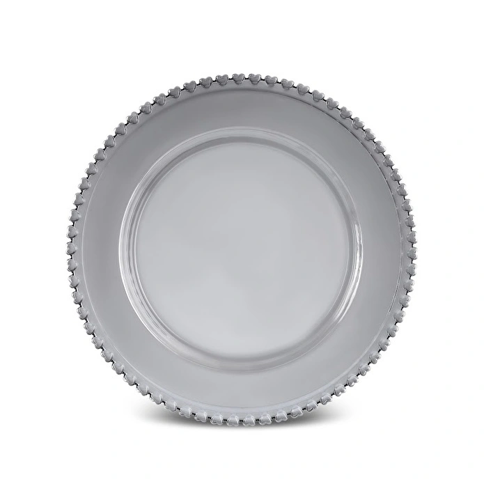 Karaca Home Rory Grey Glass Placemat 32cm Durable Heat Resistant Modern