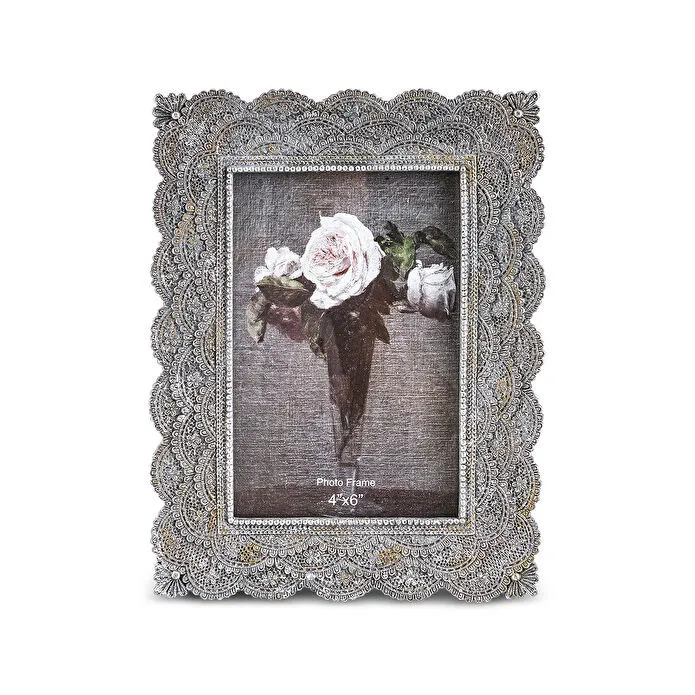 Karaca Home Lace Photo Frame 10x15 cm, 8683650340751