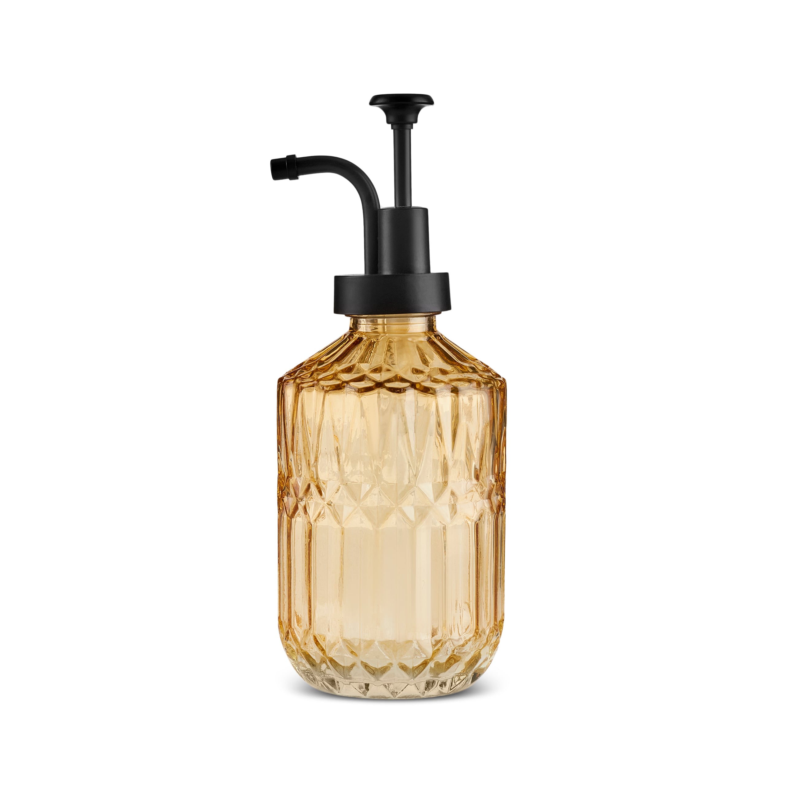 Karaca Home Bellino 3-Piece Bathroom Accessory Set - Amber Glass , 8683650348238