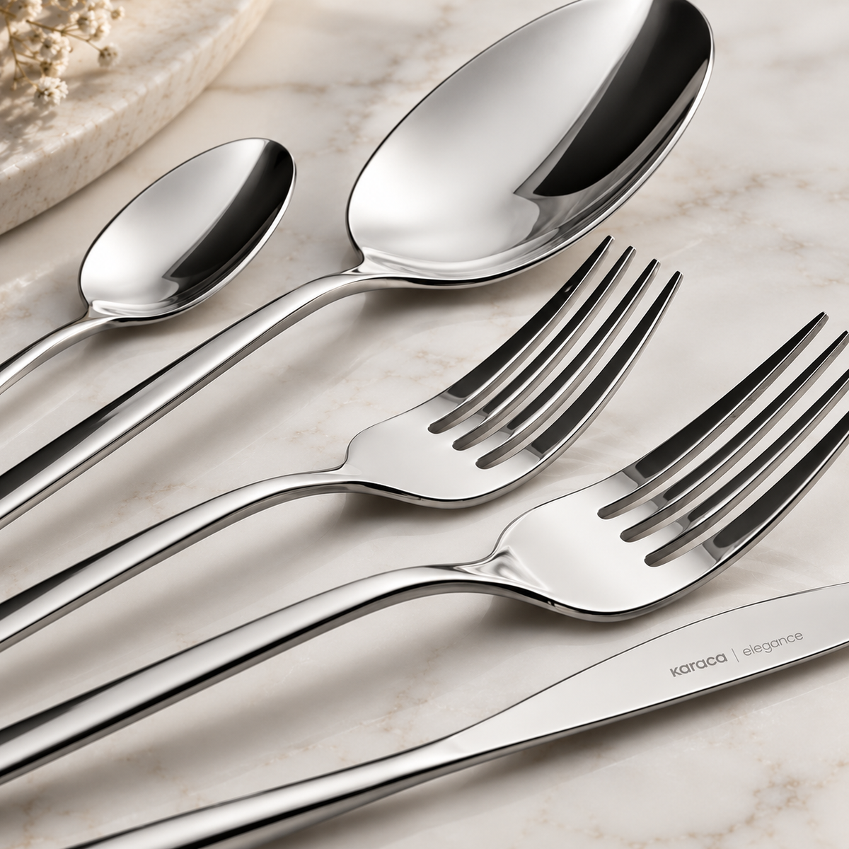 Karaca Lizbon 60-Piece 12-Person Cutlery Set kitchen