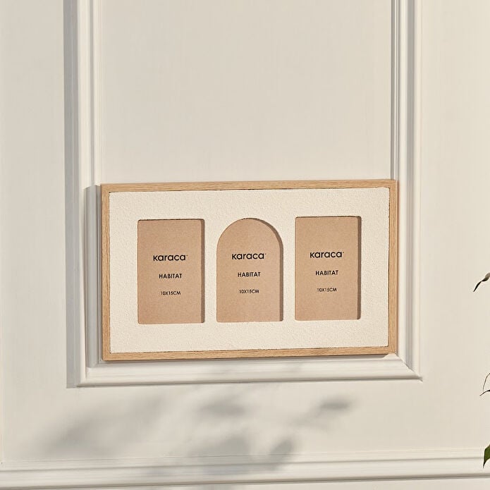 Karaca Habitat Emberly 3-Piece Wooden Photo Frame , 8683650383253