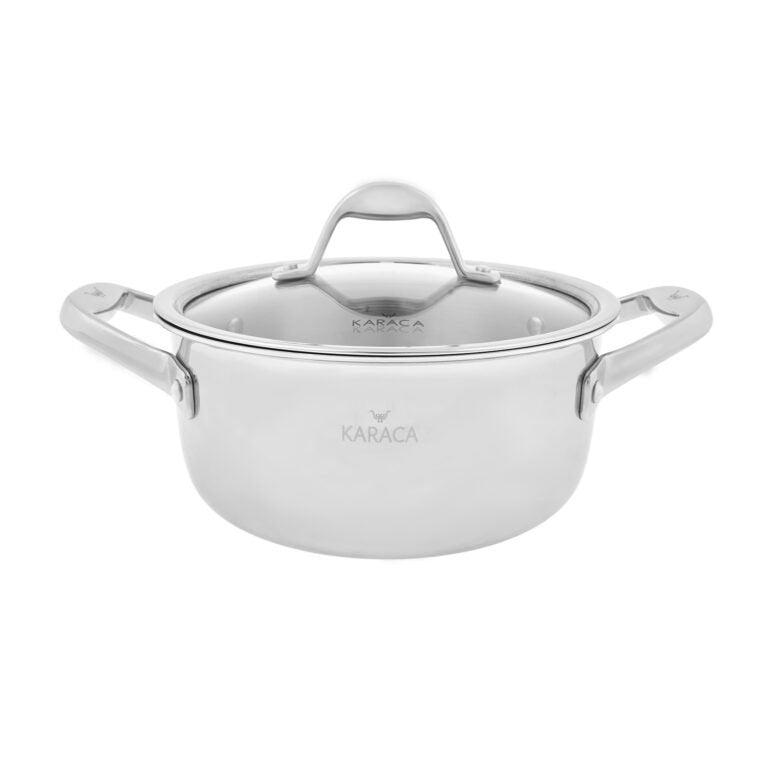 Karaca 3Ply PowerSteel 316+ Stainless Steel Pot 20 cm 2.6L Induction